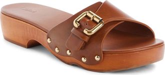 Chloé Jeannette Platform Slide Sandal in Ginger Brown at Nordstrom, Size 10Us