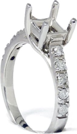 Pompeii3 Diamond Semi Mount Engagement Setting Mounting 14K Ring Size Selectable