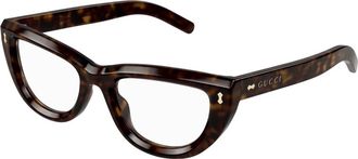 Gucci Brillenmonturen - Dames - Brillen - Bruin - 51 MM - Accessoires