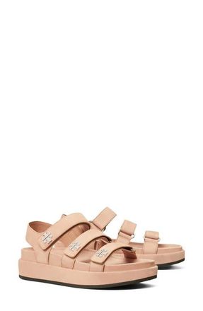 Tory Burch Kira Slingback Platform Sport Sandal in Malva /Silver at Nordstrom, Size 10.5