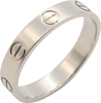 Cartier Silver White Gold (18K) Band Ring (Pre-Owned)