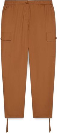 Fiorella Rubino Straight Broeken - Dames - Straight fit broeken - Bruin - XL - Broeken