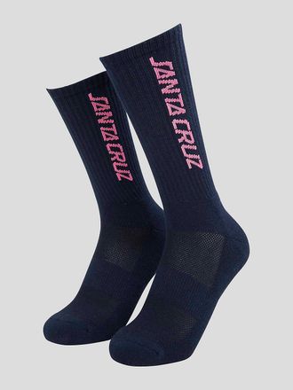 Santa Cruz Strip Socks (3 Pk) 8-11 Socks estampado