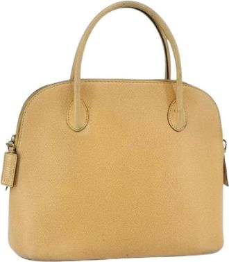Celine Pre-owned Leren Handtas - Dames - Vintage Handtas - Geel - ONE Size - Leer - Vintage