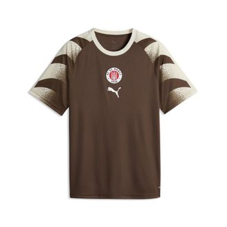 Puma Maglia da riscaldamento FC St. Pauli da uomo, Accessori, Marrone, 3XL