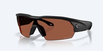 Costa Unisex Pilothouse Pro Polarized Sunglasses In Matte Black / Copper