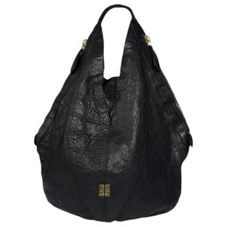 Givenchy Pre-owned Schoudertas - Dames - Pre-owned - Zwart - Maat: ONE Size Leer