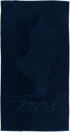 MCS Mcs, Home, unisex, Blauw, ONE Size, Katoen, Silhouet Strandhanddoek