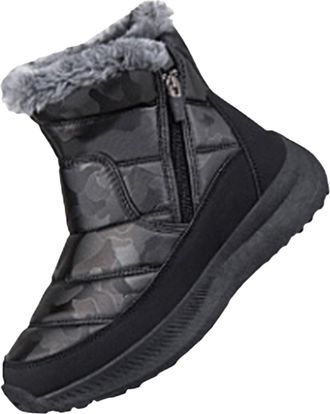 Generic Winter Comfortable Cotton Shoes Anti Boots For Women Boots Waetpoof 30 Winter Boots (Black, 4.5)