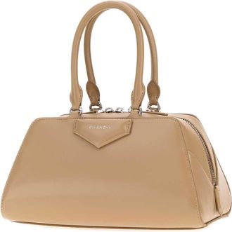 Givenchy Womens East Top Handle Bag Beige Calf