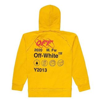Off-white Industrial Y013 Drawstring Loose Fit Yellow OMBB057F19E300166010