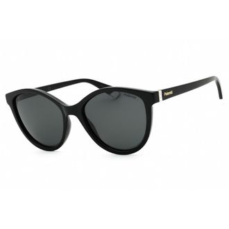 Polaroid Polarized Grey Oval Ladies Sunglasses PLD 4133/S/X 0807/M9 55