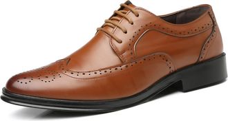 Generic Mens Dress Shoes Size 5.5 Formal Business Shoe Lace-Up Derby Oxford Shoes Slip-On Fashion Wedding Shoes Comfortable School Shoes Business Oxford Shoes