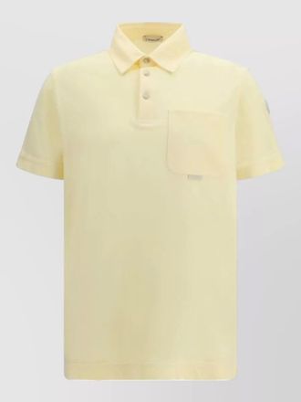 Moncler cotton piqu&eacute; short-sleeve polo shirt