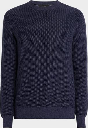 Vince Mens Geometric Jacquard Sweater