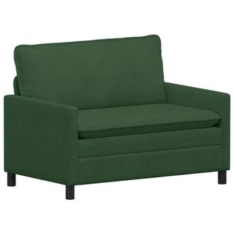 vidaXL Sof&aacute; Verde Selva 126 X 81 X 87,5 Cm Tela Vidaxl