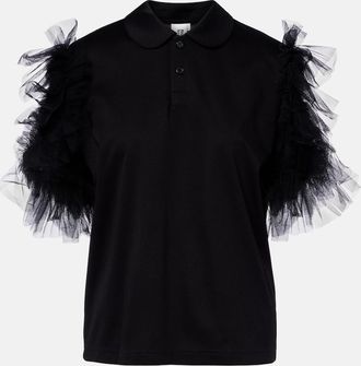 Comme Des Gar&ccedil;ons Polo de algod&oacute;n con tul
