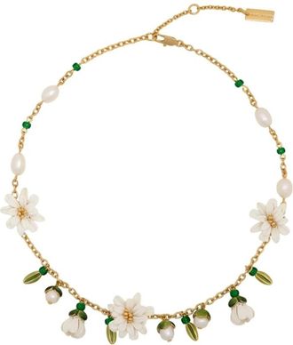 Marc Jacobs Necklaces, female, Yellow, Size: ONE SIZE Rooted Daisy Necklace