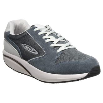 Mbt MBT 1997 Classic Suede Mesh Womens Lace Up Trainers - Castlerock - Size:UK 5