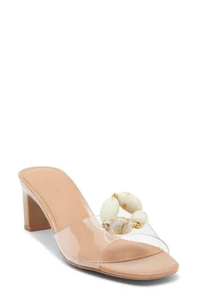 Cecelia New York Jessy Slide Sandal in Tea White at Nordstrom, Size 6.5