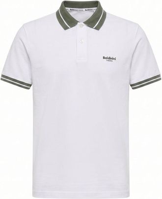 Baldinini White Cotton Men Mens Polo-Shirt