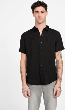 Guess Ben Textured Short-Sleeve Shirt