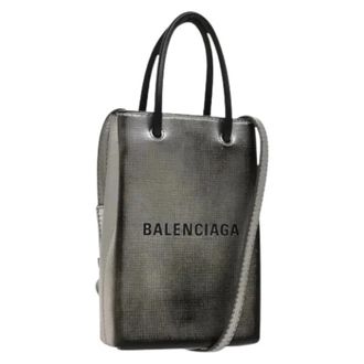 Balenciaga Pre-owned Mini Bags, female, Gray, Size: ONE SIZE Pre-owned Vintage Shoulder Bag