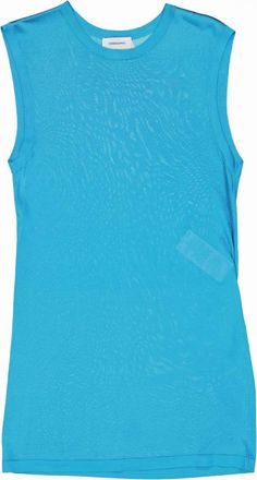 Ferragamo Sleeveless Jersey Tank Top, Size M