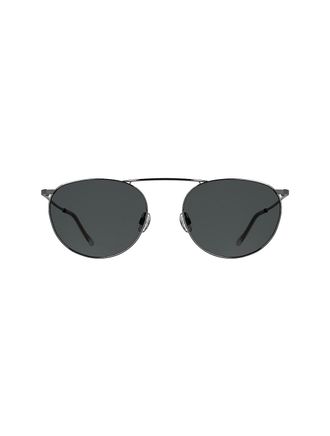 Calvin Klein Womens Metal Round Sunglasses - Grey