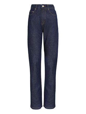Amapô Jeans met logopatch - Blauw