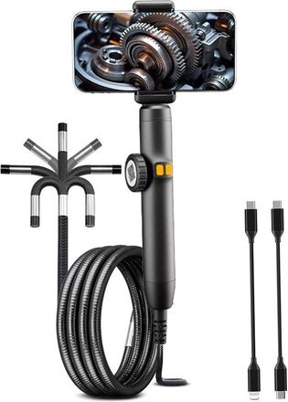 OEM Endoscopio Articulado Bidireccional, Endoscopio 1080p Con Luz, C&aacute;mara De Inspecci&oacute;n Impermeable, Automoci&oacute;n Y Electricidad (1 M / 3,28 Pies)