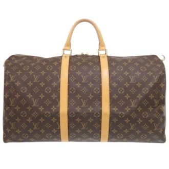 Louis Vuitton Pre-owned Weekend Bags, male, Brown, Size: ONE SIZE Pre-owned Monogram Boston Bag