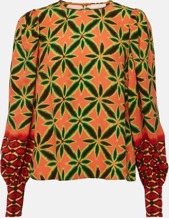 Ulla Johnson Lilliana crepe blouse