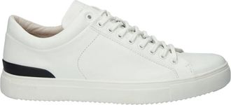 Blackstone Mitchell Low Sneaker - Heren - Sneakers - Wit - 45 EU - Leer - Schoenen
