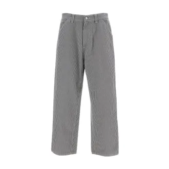 Carhartt Work in Progress Carhartt Wip, Wide Trousers, male, Multicolor, Size: XS Wide Trousers