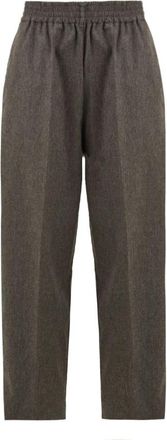 Douuod Fanafuti Broek in Grijs - Dames - Straight fit broeken - Bruin - M - Broeken