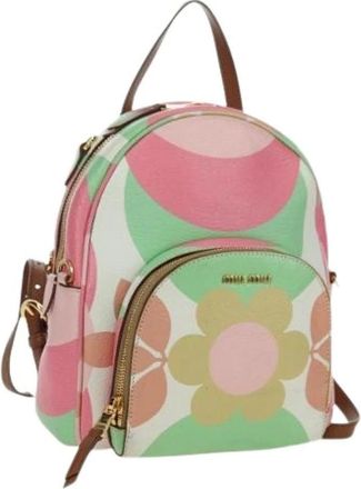 Miu Miu Pre-owned Backpacks, female, Multicolor, Size: ONE SIZE Pre-owned Leather Backpack