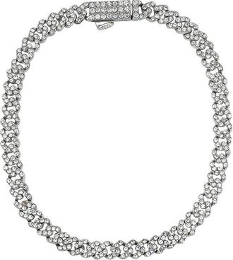 Adornia Adornia Rhodium Plated Cz Chain Bracelet