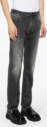 Jacob Cohen Womens Scarf-Detail Tapered Jeans Ss24 M