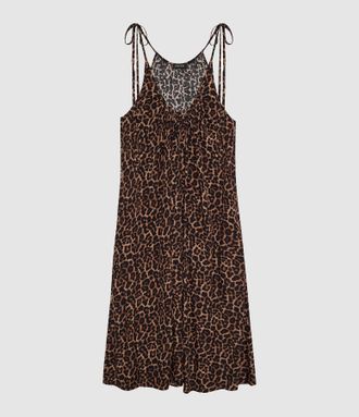 Anine Bing Robe Flora Leopard