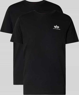 Alpha Industries Alpha Industries T-Shirt mit Label-Print in Black, Größe L