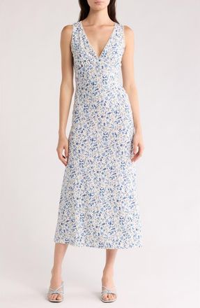 Reformation Brayden Sleeveless Maxi Dress in Nile at Nordstrom, Size X-Small