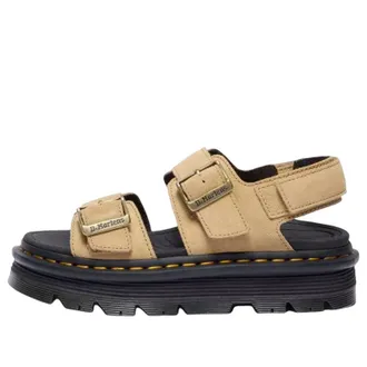 Dr. Martens (WMNS) Dr. Martens Zebzag Suede Platform Sandals Savannah Tan 42689200