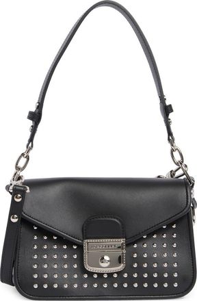 Longchamp Mademoiselle Calfskin Leather Crossbody Bag in Black at Nordstrom Rack