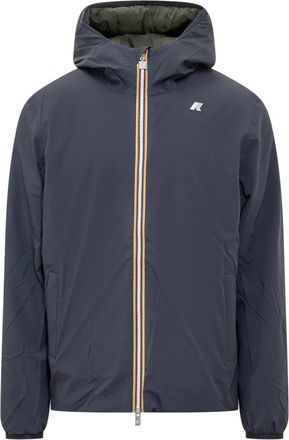 K-Way Jack St Warm Reversible Jacket - Heren - Zomerjassen - Blauw - 2XL - Polyester - Jassen