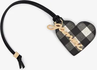 Ganni Black Bou Heart Mirror