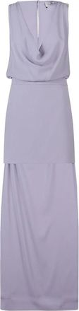 Elisabetta Franchi Gown - Dames - Avondkleed - Paars - S - Kleedjes