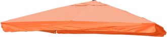Hhg Funda De Recambio Para Sombrilla Sem&aacute;foro De Lujo Hhg 116 Con Solapa, Funda De Sombrilla, 3x3m (&oslash;4,24m) Poli&eacute;ster 3kg, Terracota