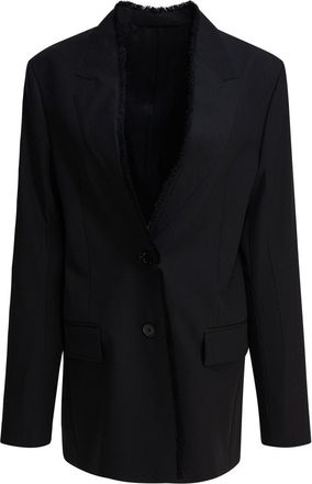 Toteme Raw Lapel Blazer