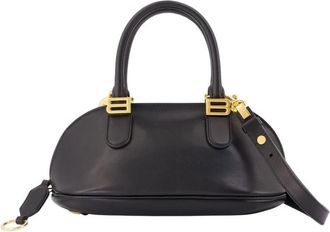 Balenciaga Bolero Bowling Bag Mini - Dames - Handtassen - Zwart - ONE Size - Leer - Tassen